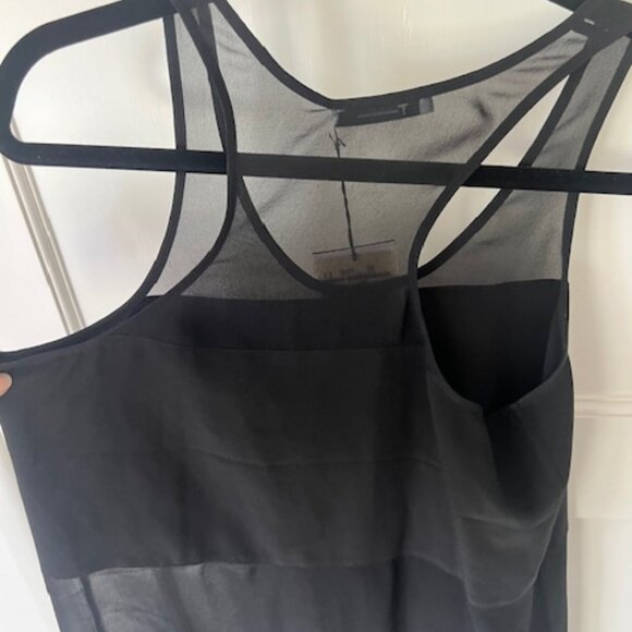 Alexander Wang Black Sheer Tank Top NWT Size XS - Picture 4 of 5